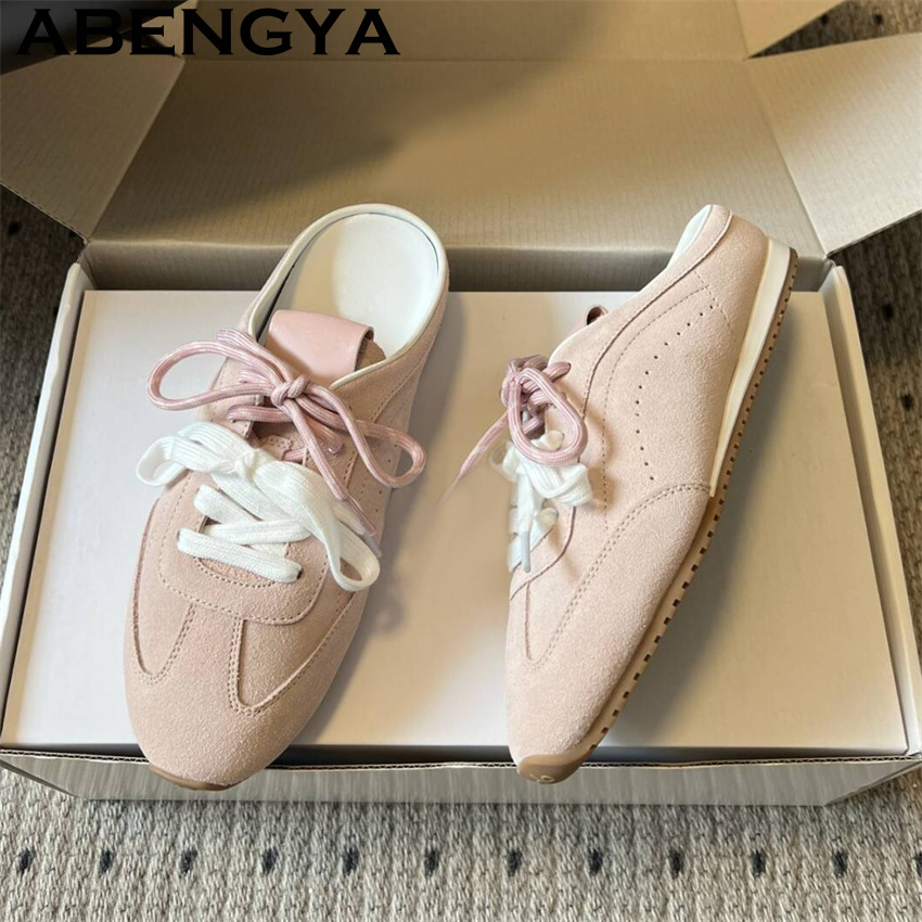 여성용 레이스 업 캐주얼 플랫 슬리퍼 여름 통기성 편안 - Oxford Lace Up Women 리뷰 및 가격